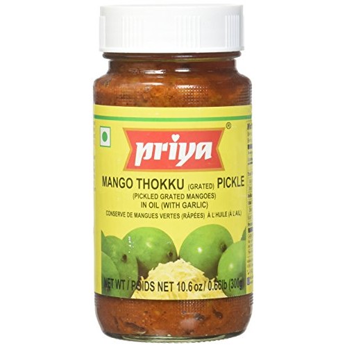 Priya Thokku Shredded Mango Pickle With Garlic