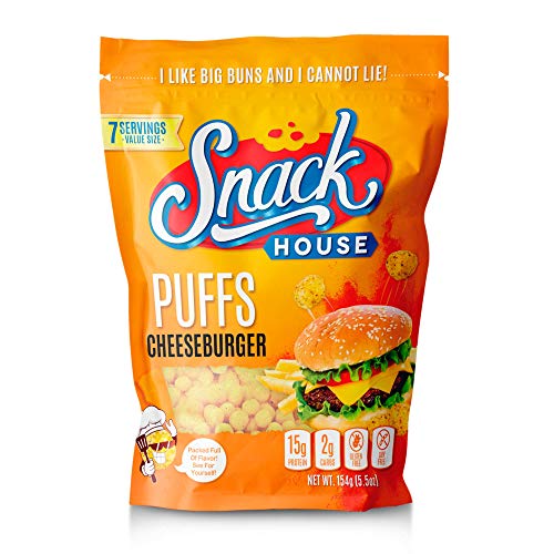 Keto Protein Puffs - Low Carb Snacks | High Protein Crunch, Heal