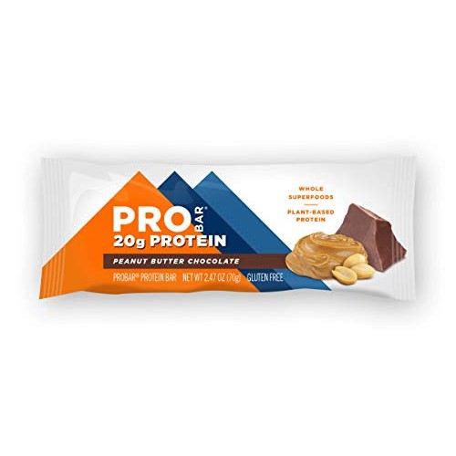 Probar - Base Protein Bar, Peanut Butter Chocolate, Non-Gmo, Glu