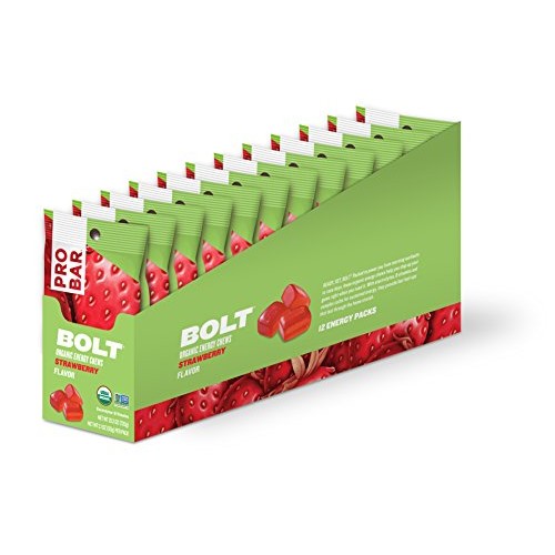 Probar - Bolt Organic Energy Chews, Strawberry, Non-Gmo, Gluten-