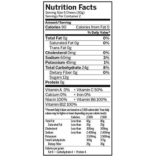 Probar - Bolt Organic Energy Chews, Strawberry, Non-Gmo, Gluten-