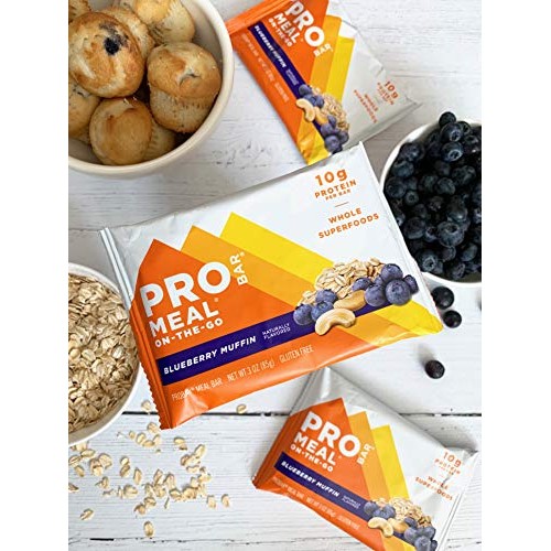 Probar - Meal Bar, Blueberry Muffin, Non-Gmo, Gluten-Free, Certi