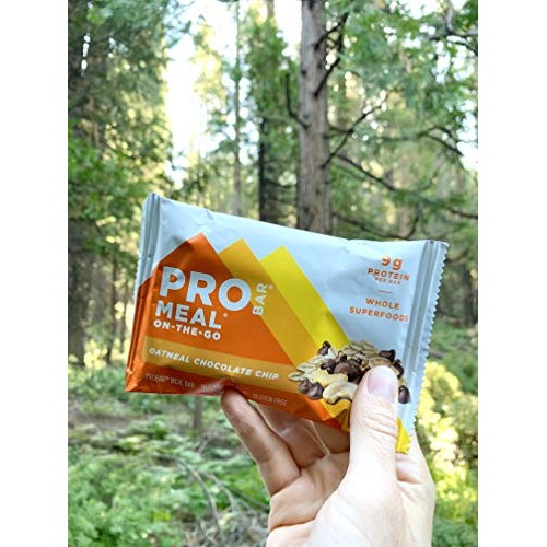 Probar - Meal Bar, Oatmeal Chocolate Chip, Non-Gmo, Gluten-Free,