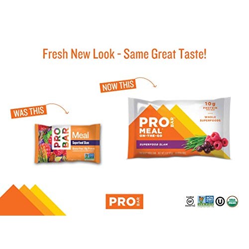 Probar - Meal Bar, Superfood Slam, Non-Gmo, Gluten-Free, Certifi