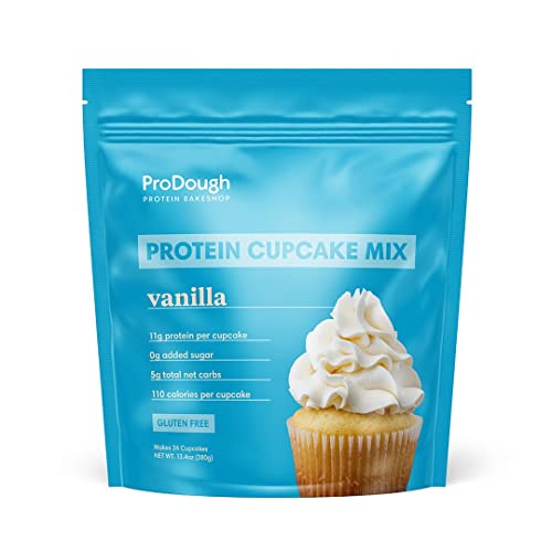 ProDough High Protein- Gluten Free Cupcake Mix, Low Carb, 13g of...