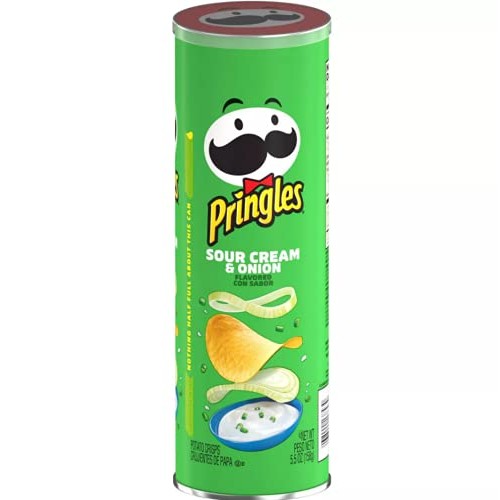 Pringles Sour Cream & Onion Potato Crisps Large, 5.5 Oz, Count 1...