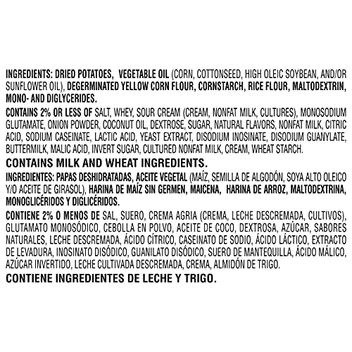 Pringles Sour Cream & Onion Potato Crisps Large, 5.5 Oz, Count 1...