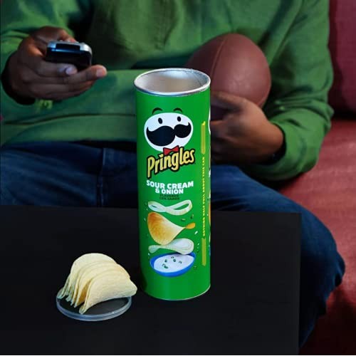 Pringles Sour Cream & Onion Potato Crisps Large, 5.5 Oz, Count 1...
