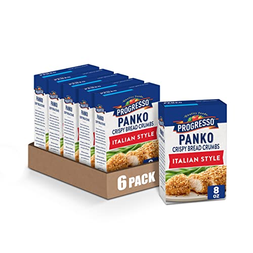 Progresso Panko Italian Style Bread Crumbs Box, 8 Ounce Pack Of 6