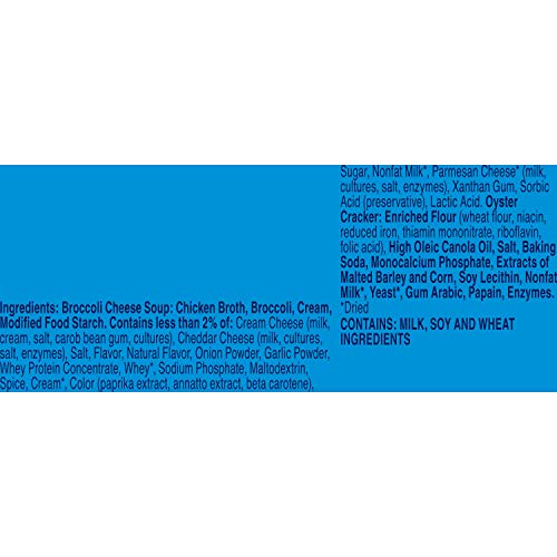 Progresso Broccoli Cheese Soup With Oyster Crackers, 6 Ct, 12.2