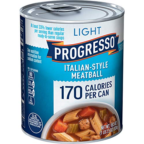 Progresso Low Fat Light Italian Style Meatball Soup 18.5 Oz Can