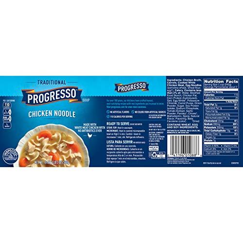 Progresso Traditional Soup, Chicken Noodle, 19.0-Ounce Pack Of 6
