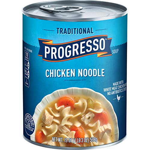 Progresso Traditional Soup, Chicken Noodle, 19.0-Ounce Pack Of 6