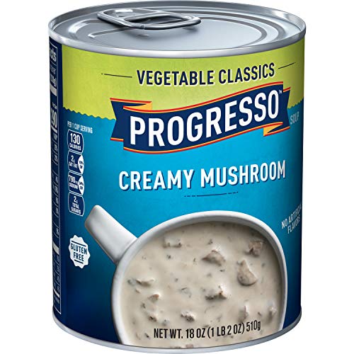 Progresso Vegetable Classics Soup, Creamy Mushroom, 18-Ounce Can