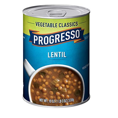 Progresso Vegetable Classics Soup, Lentil, 19-Ounce Case Of 12