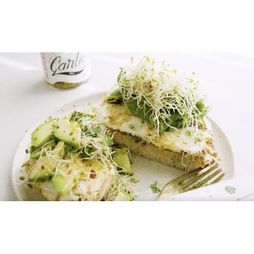 Organic Fresh Minced Garlic - Raw Naturally Flavored Jarred Garl