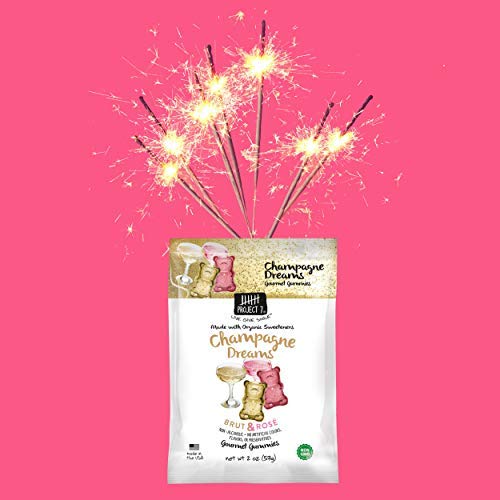 Project 7 Champagne Dreams Brut And Rose Gummy Candy Non Alcohol
