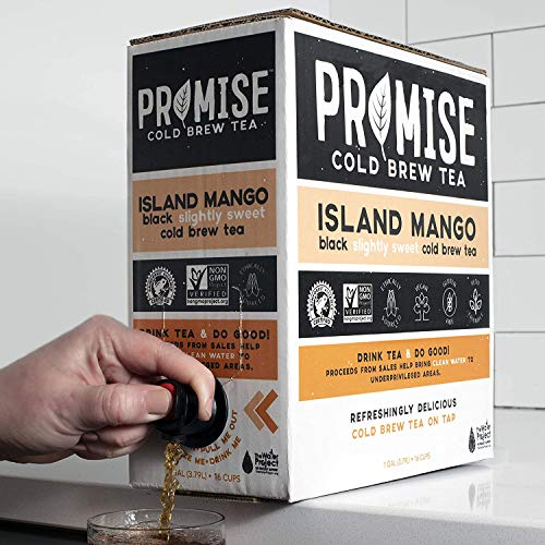 Promise, Tea Cold Brew Island Mango, 128.15 Fl Oz