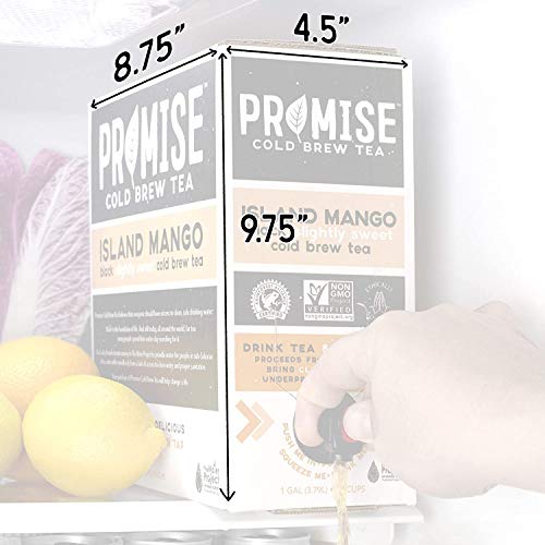 Promise, Tea Cold Brew Island Mango, 128.15 Fl Oz