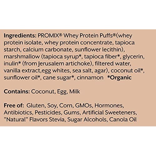 Promix Whey Protein Isolate Puff Bar, Snickerdoodle, 12 Count, 1