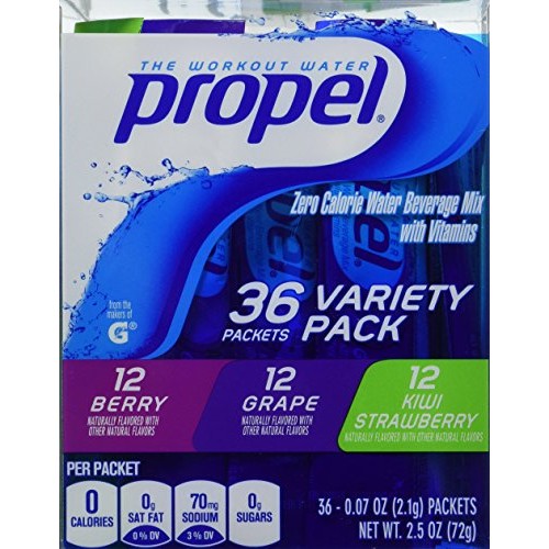 Propel Zero Calorie Nutrient Enhanced Water Beverage Mix 36 Pac