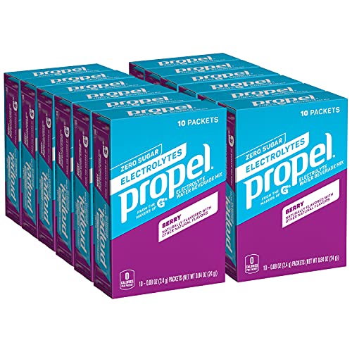 Propel Powder Packets Berry With Electrolytes, Vitamins And No S