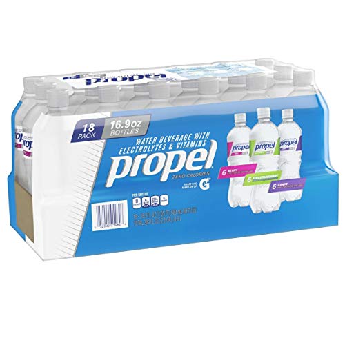 Propel Workout Water Variety Pack, 16.9 Fl. Oz., 18 Count