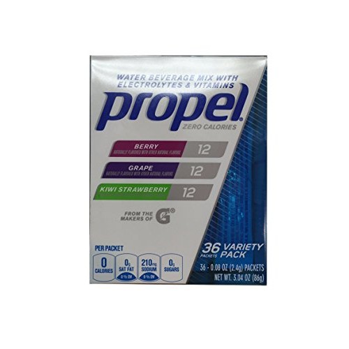 Propel Zero Calorie Nutrient Enhanced Water Beverage Mix 36 Pack