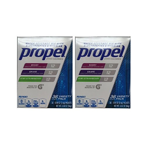 Propel Zero Calorie Nutrient Enhanced Water Beverage Mix 36 Pack