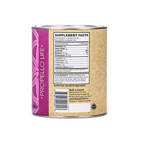 Propello Life Rejuvenating Aminos Drink Mix, Cherries &Amp; Vanilla,