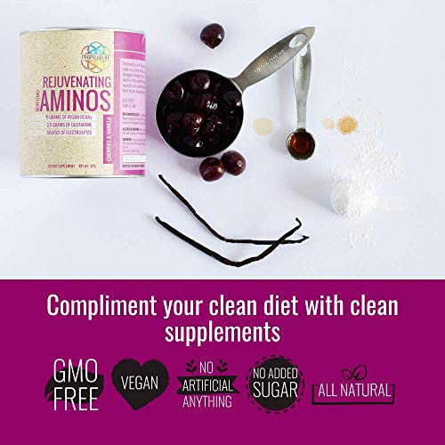 Propello Life Rejuvenating Aminos Drink Mix, Cherries &Amp; Vanilla,