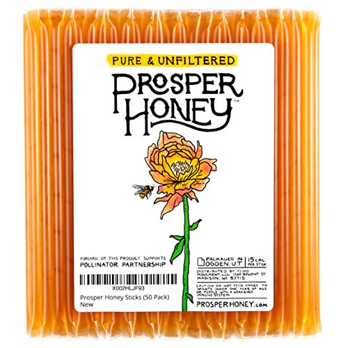 Prosper Honey Sticks, Honey Straws Made With 100% Pure Unfiltere