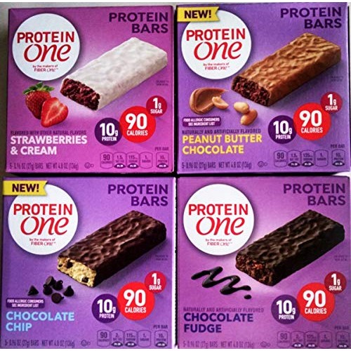 Protein One Protein Bars Variety - Chocolate Fudge, Chocolate Ch