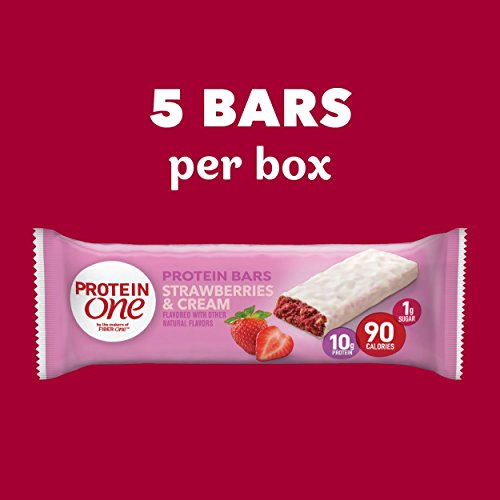 Protein One 90 Calorie Strawberries &Amp; Cream Protein Bars, 5 Coun