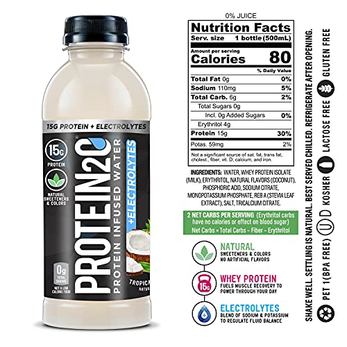 Protein2O 15G Whey Protein Isolate Infused Water Plus Electrolyt