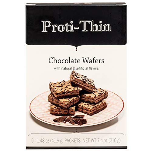 Proti-Thin High Protein Chocolate Wafer Squares, 15G Protein, Lo