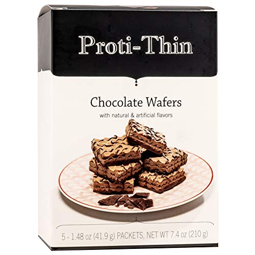 Proti-Thin High Protein Chocolate Wafer Squares, 15G Protein, Lo
