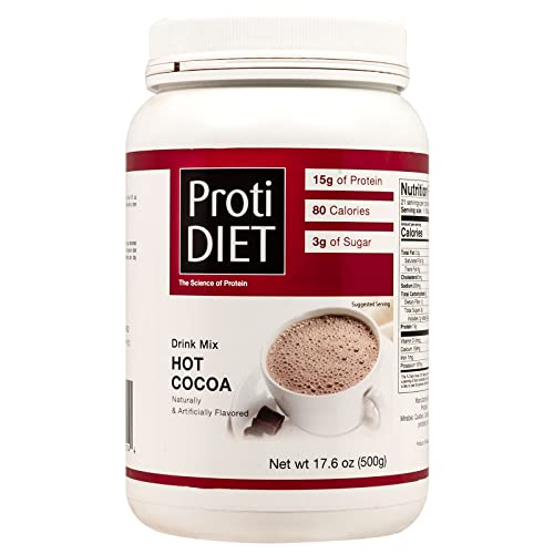 Protidiet Hot Drink - Hot Cocoa Jug 21 Servings - Low Fat .5G