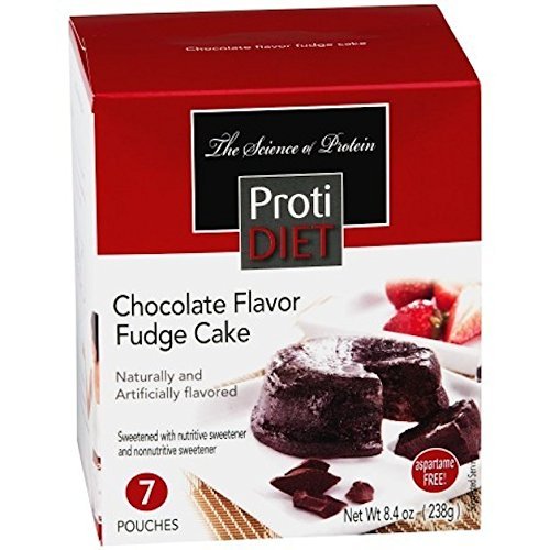 Protidiet High Protein Chocolate Flavor Fudge Cake 7 Pouches