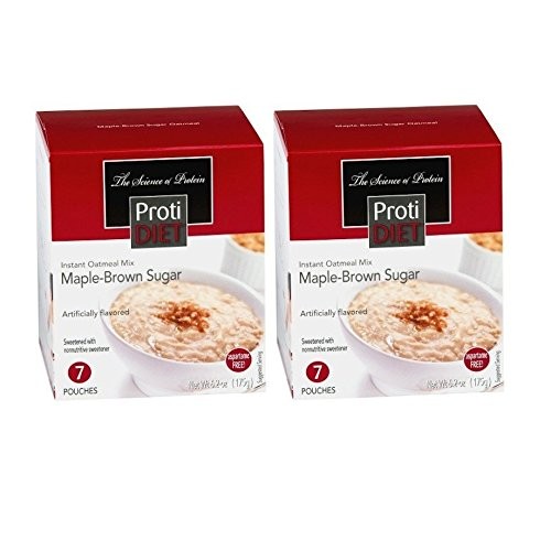 Protidiet - Maple-Brown Sugar Instant Oatmeal Mix - 2 Pack