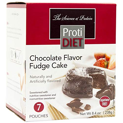 Protidiet Dessert - Chocolate Fudge Cake - 7 Servings - High Pro