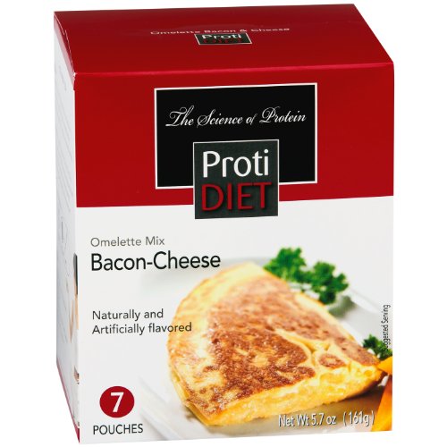 Protidiet Omelette Mix-Bacon Cheese 5.7 Oz. 7 Servings