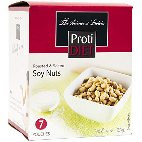 Protidiet Soy Nuts - Roasted &Amp; Salted 7/Box - High Protein 15G