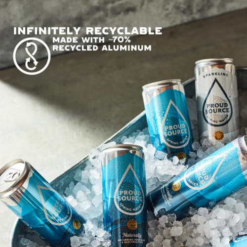 Proud Source Alkaline Spring Water, Natural Minerals + Electroly...