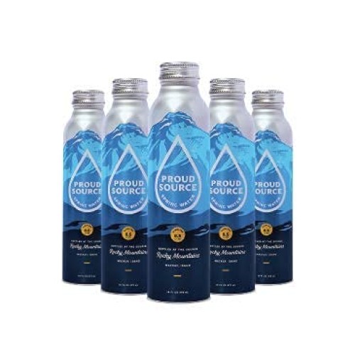 Proud Source Naturally Alkaline Spring Water, 16Oz 6 Pack