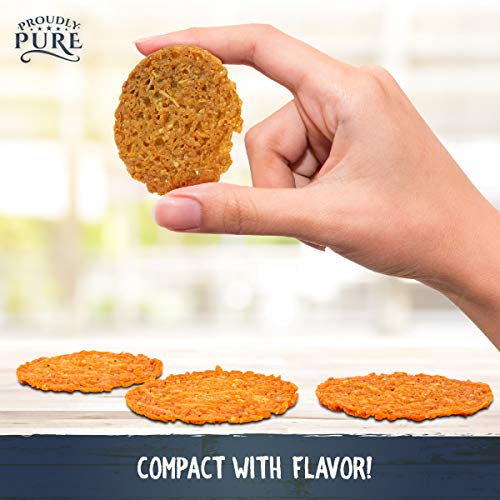 Proudly Pure Parmesan Cheese Crisps - Keto Snacks Zero Carb Crun