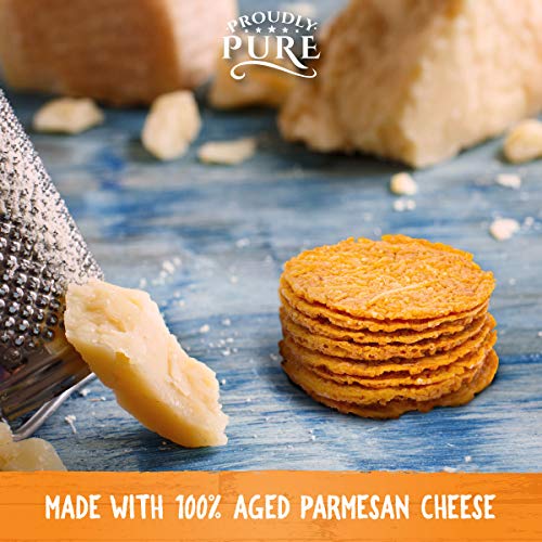 Proudly Pure Parmesan Cheese Crisps - Keto Snacks Zero Carb Crun