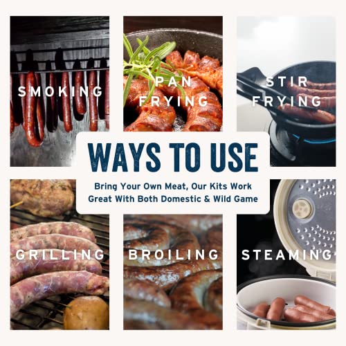 PS Seasoning Smoked Polish Sausage Kit- Includes Seasoning, Casi...