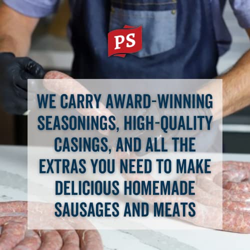 PS Seasoning Smoked Polish Sausage Kit- Includes Seasoning, Casi...