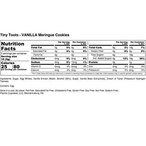 Tiny Toots - Meringue Cookies Vanilla